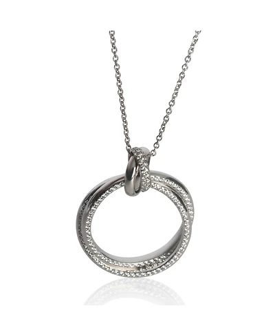 Pre-Owned Tiffany & Co White Gold Diamond Melody Pendant