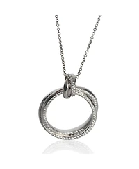 Pre-Owned Tiffany & Co White Gold Diamond Melody Pendant