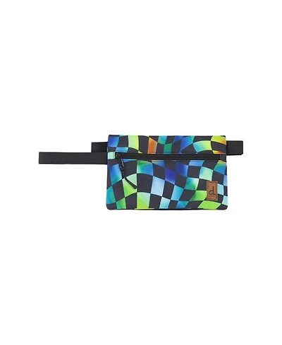 Deux par Deux Little Boy Checkered Functional Compact Organized Pencil Case
