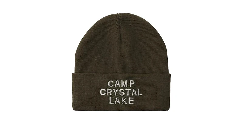 Friday the 13th Men's Camp Crystal Lake Adult Ribbed Knit Beanie