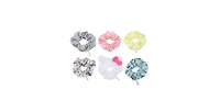 Hello Kitty & Friends Printed Fabric Hair Scrunchies (6-Piece Set)