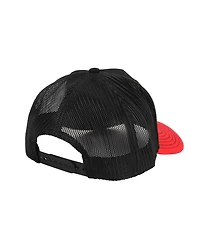 Cars Men's Mcqueen Woven Patch Canvas And Mesh B5 Trucker