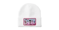 Kpop Demon Hunters Men's Saja Boys White Cuff Knit Beanie