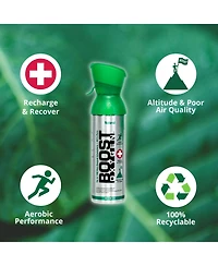 Boost Oxygen 5 Liter Canned Oxygen Bottle with Mouthpiece