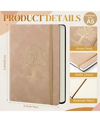 Gnuadz Lined Journal Notebook Leather Hardcover Writing Diary