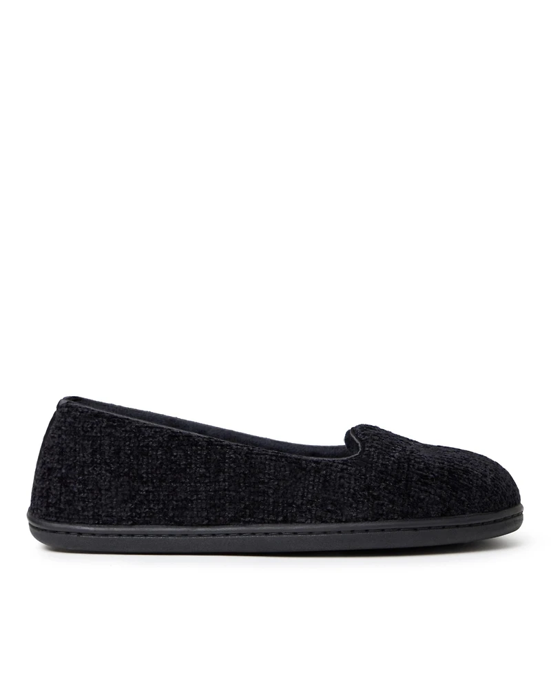 Dearfoams Women's Rebecca Chenille Closed Back Slipper, Online Only