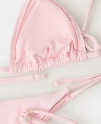 Mango Women's Floral Triangle Bikini Top