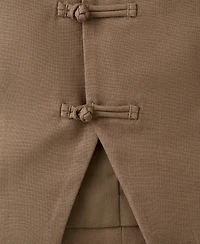 Mango Women's Linen Toggle Vest
