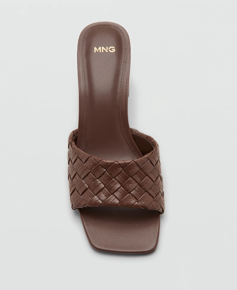 Mango Women's Braided Strap Sandals