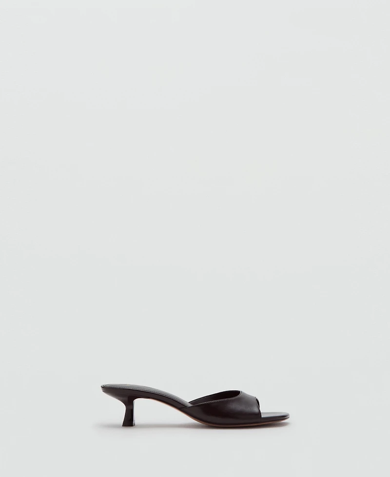 Mango Women's Kitten Heel Sandals