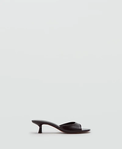 Mango Women's Kitten Heel Sandals