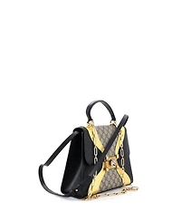 Pre-Owned Gucci Medium Osiride Top Handle Bag Gg Coated Canvas and Leather