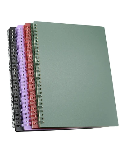 Gnuadz Spiral Notebook Plastic Hardcover College Ruled Journal