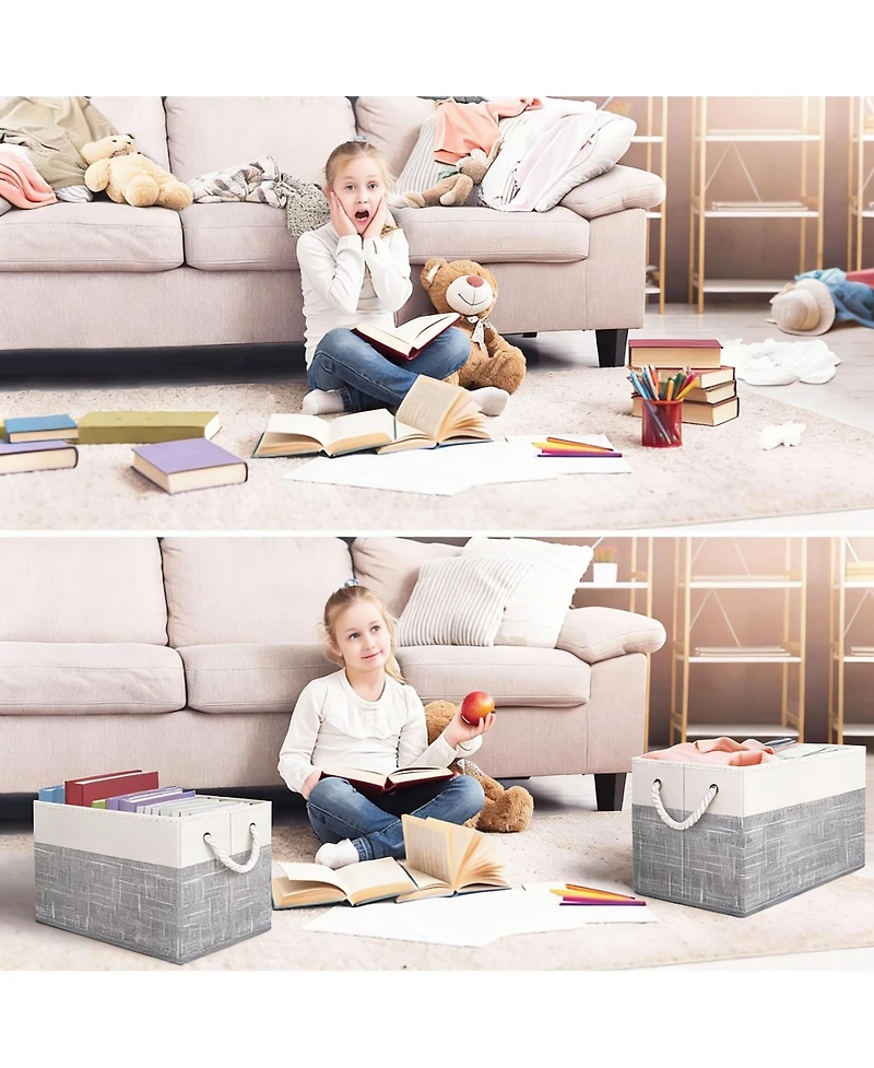 Yigii Foldable Storage Bins for Home Organization