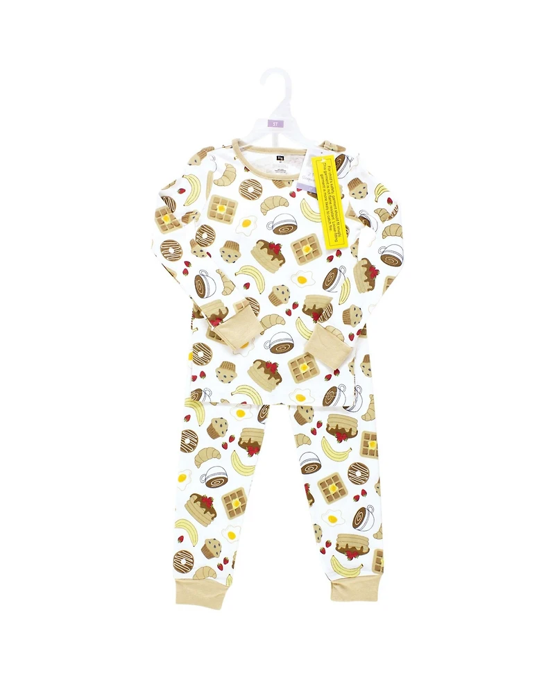 Hudson Baby Baby Boys Hudson Cotton Pajama Set, Breakfast