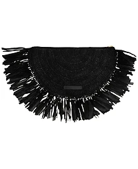 Rebecca Minkoff Lucia Raffia Mini Clutch Handbag