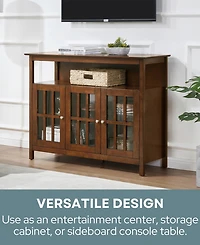 Convenience Concepts 47.75" Big Sur Deluxe Pine Storage Tv Stand