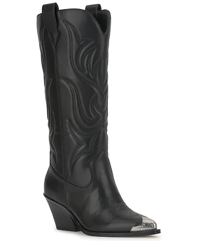 Jessica Simpson Women's Zuliena Cowboy Half Zip Boots