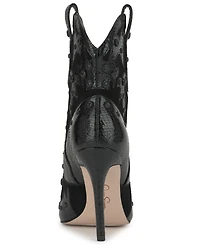 Jessica Simpson Women's Palieve Stiletto Studded Western Dress Booties