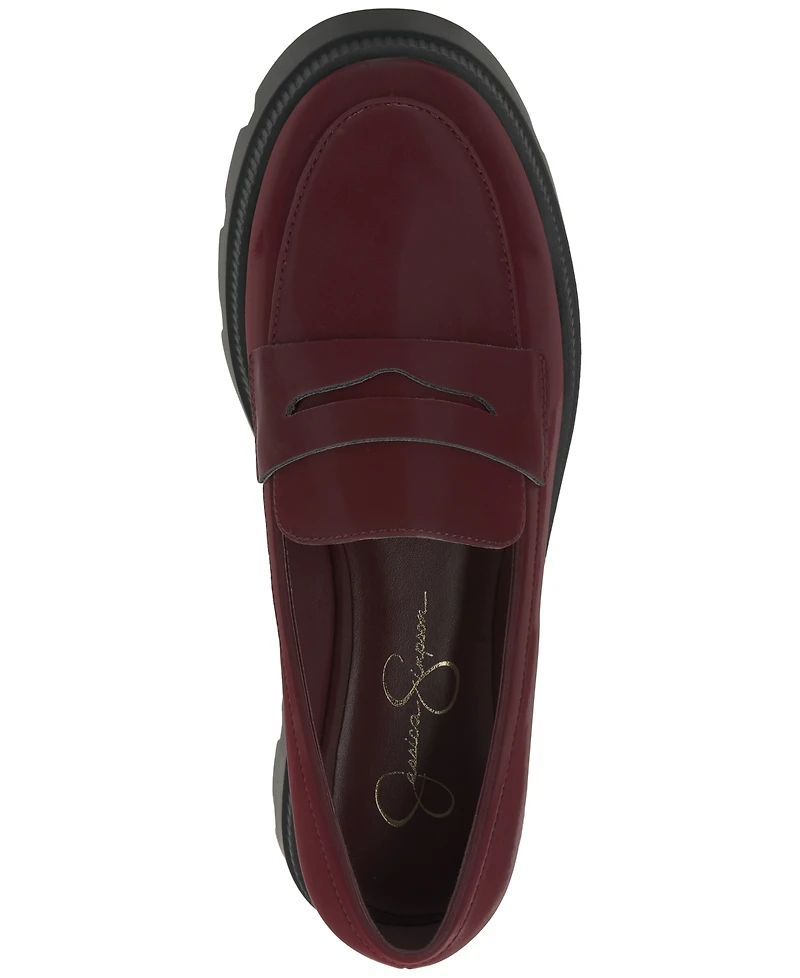 Jessica Simpson Women's Ullinia Platform Penny Loafers