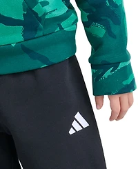 adidas Boys' 2T-7 Long-Sleeve Hoodie and Pants, 2-Piece Set
