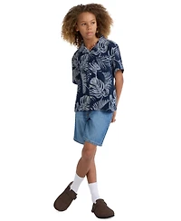 abercrombie kids Boys' 5-18 Gauze Camp Shirt