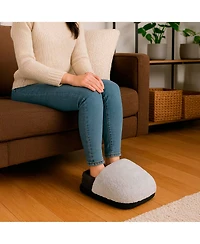 Pursonic Ultra Plush Heated Foot Warmer, Stomach and Back Massager, and Xl Microplush Heating Pad