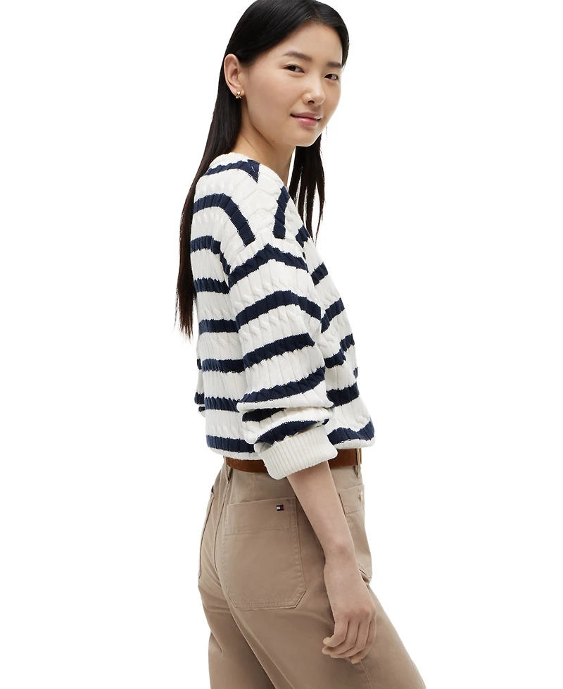 Tommy Hilfiger Women's Twill Patch Pocket Chinos Pants