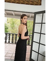 endless rose Women's Strechy Halter Neck Midi Dress