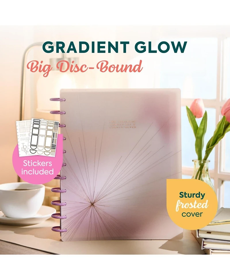 Gnuadz Happy Planner Disc-bound July 2026-June 2027 Horizontal Layout