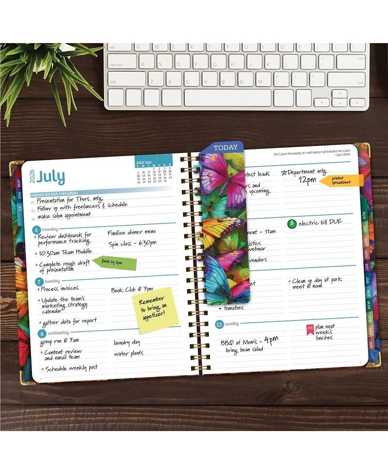 Gnuadz Academic Planner 2026-2027 Hardcover Butterflies