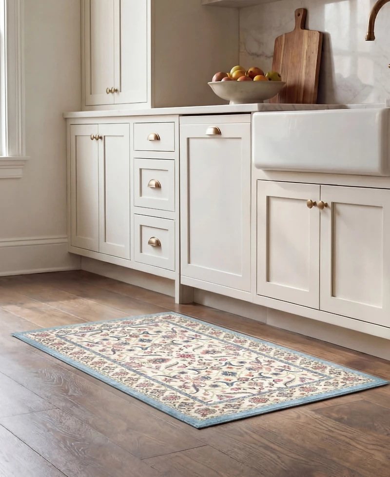 Laura Ashley Printed Chenille Chatsworth Accent Rug, 20" x 32"