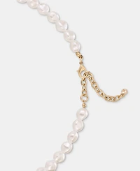 On 34th Heart Imitation Pearl Pendant Necklace, 16" + 2" extender, Macy's Exclusive