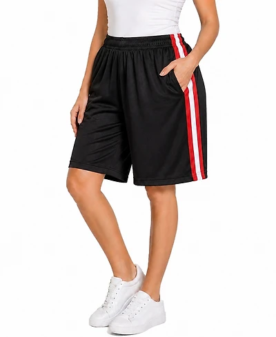 Jump Start Women's Loose Fit Moisture-Wicking Performance Shorts