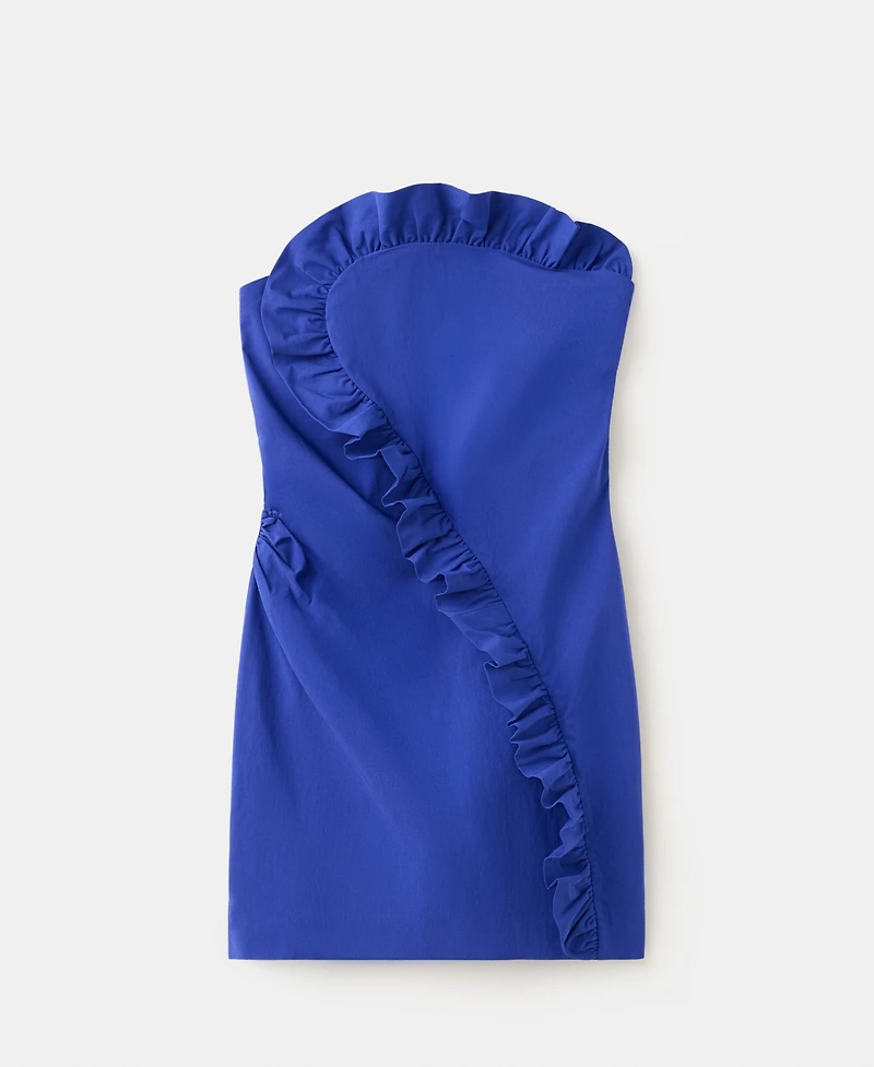 Mango Women's Ruffle Detail Short Dress