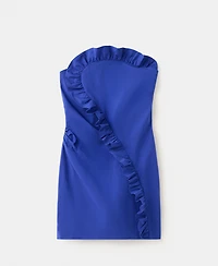 Mango Women's Ruffle Detail Short Dress