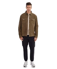 Regency Leathers Men's Gavi Suede Shirt Jacket
