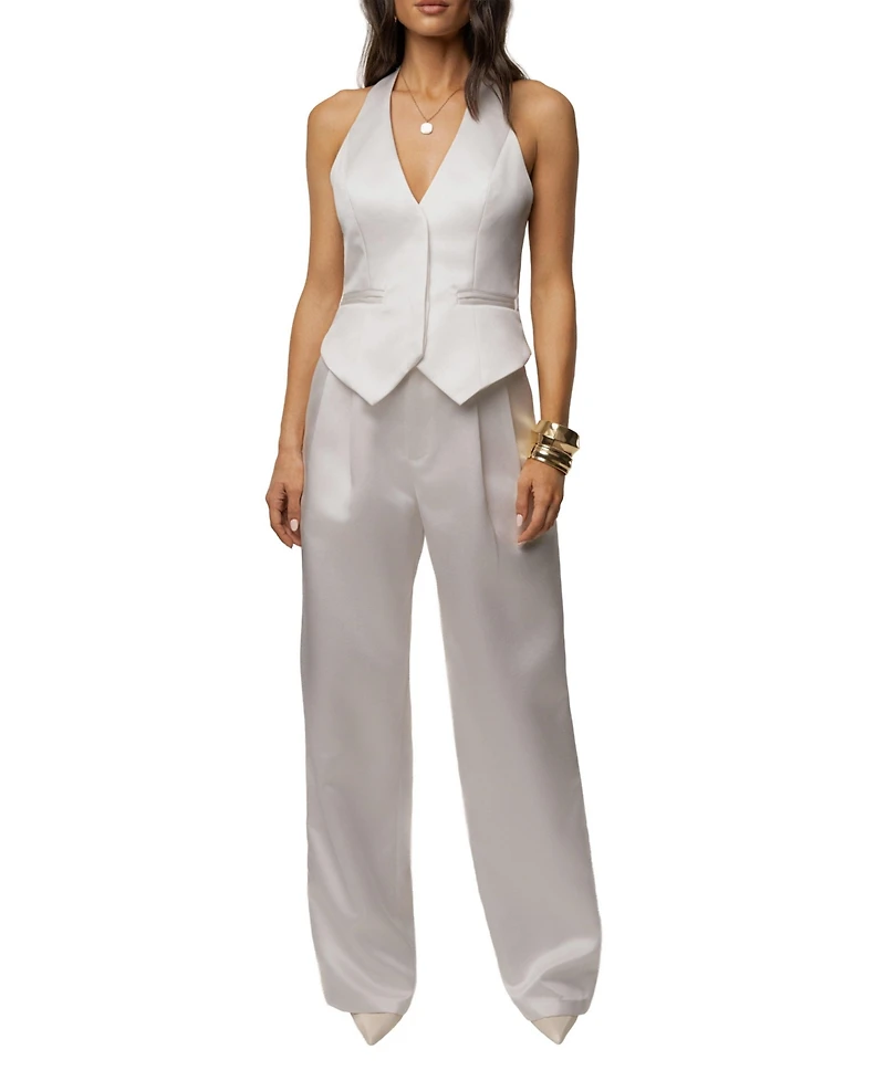 Jluxlabel Women's City Nights Satin Trouser