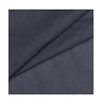 Ellis Stacey 1.5" Rod Pocket High Quality Fabric Solid Color Window Tailored Tier Pair