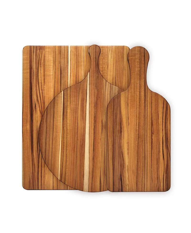 Teakhaus Entertaining Cutting Board Set of 3