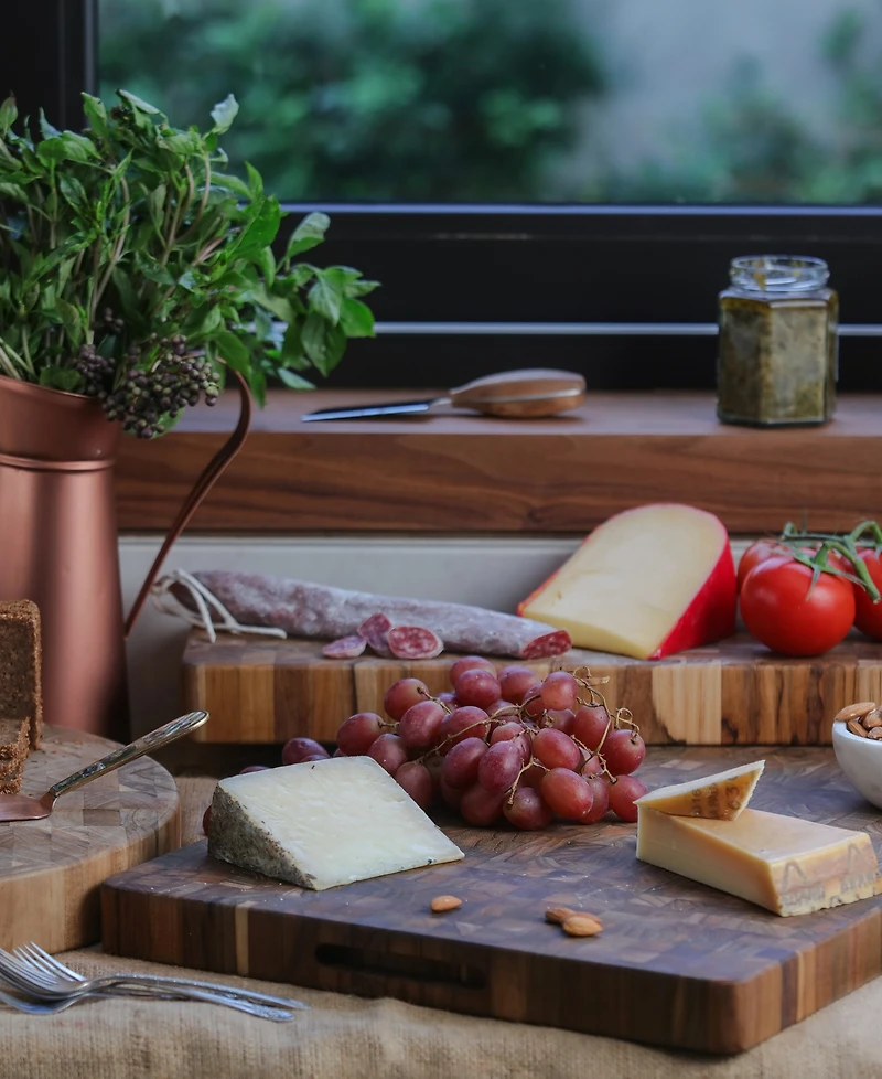 Teakhaus Teak Wood Medium Butcher Block Cutting Board, 20" x 15"