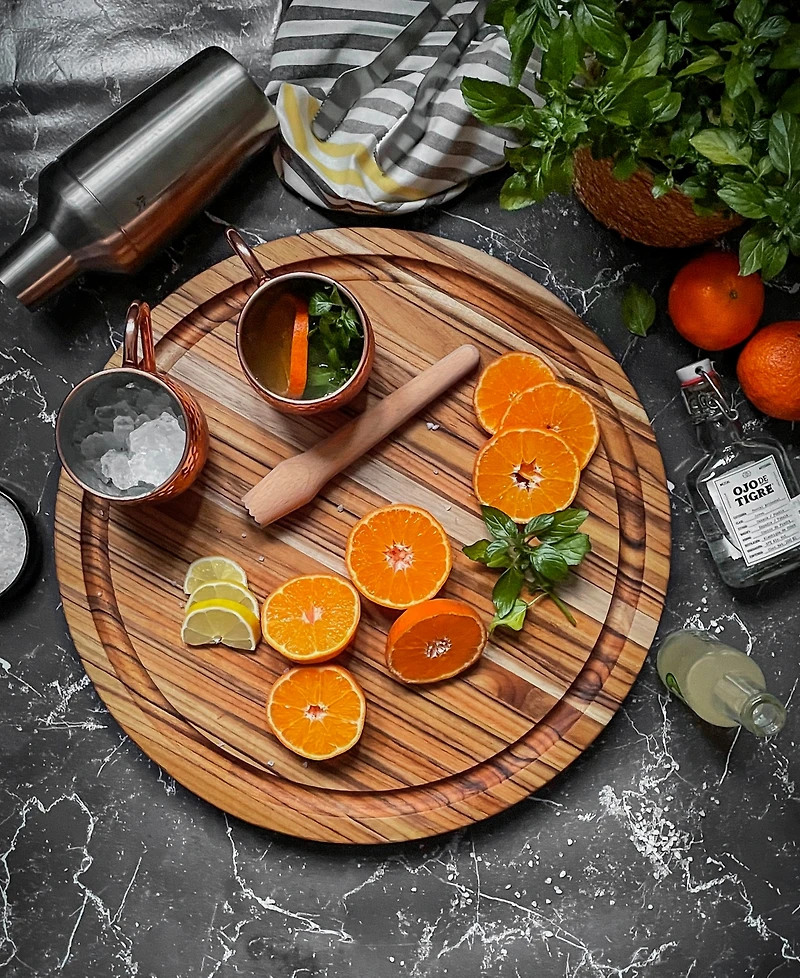 Teakhaus Traditional 18" Round Carving Board