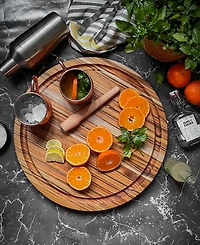 Teakhaus Traditional 18" Round Carving Board