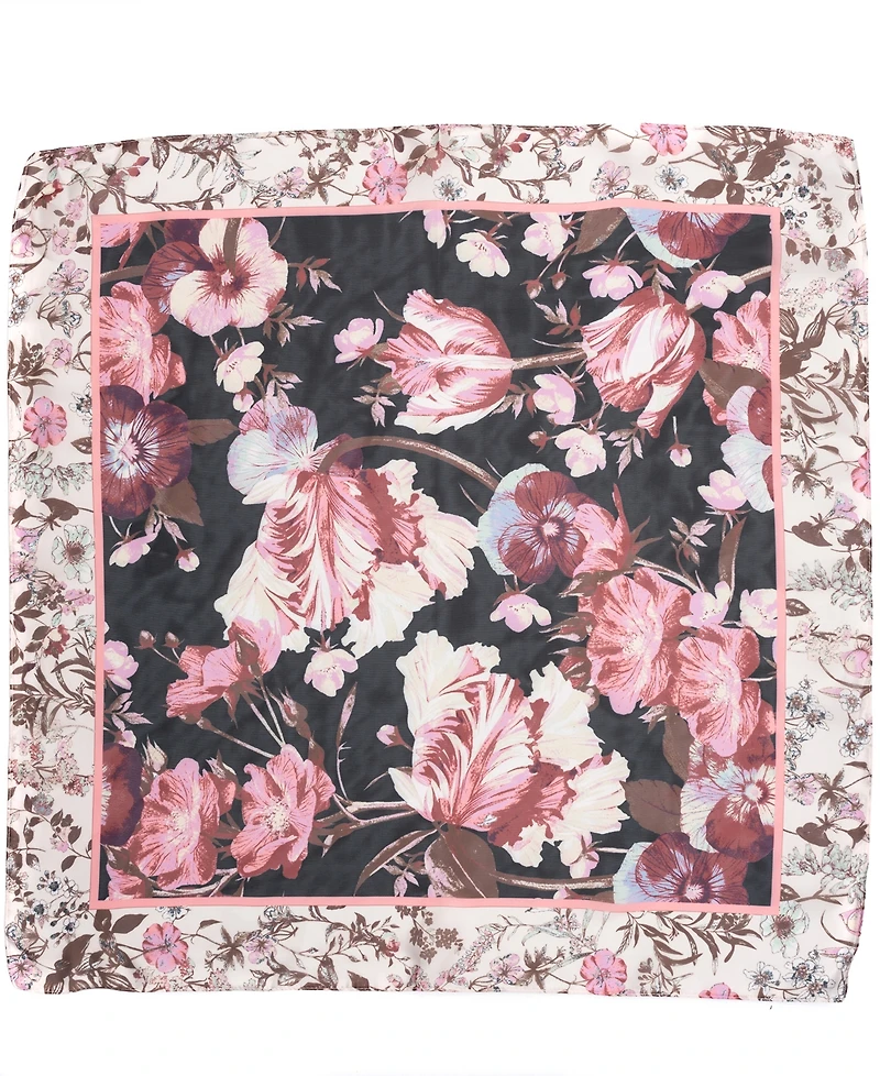 Vince Camuto Statement Floral Bandana Scarf