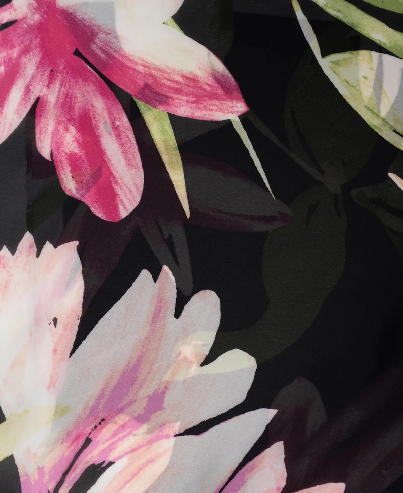 Vince Camuto Brush Floral Square Scarf