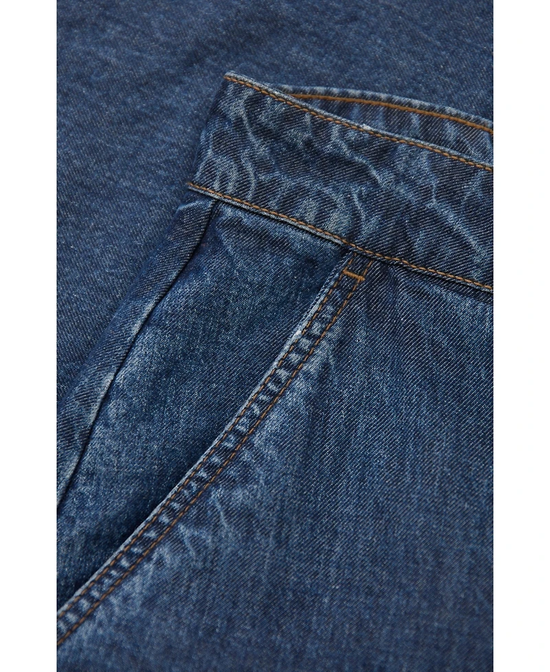 Celtic & Co. Women's Drape Denim Culotte Pants