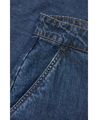 Celtic & Co. Women's Drape Denim Culotte Pants
