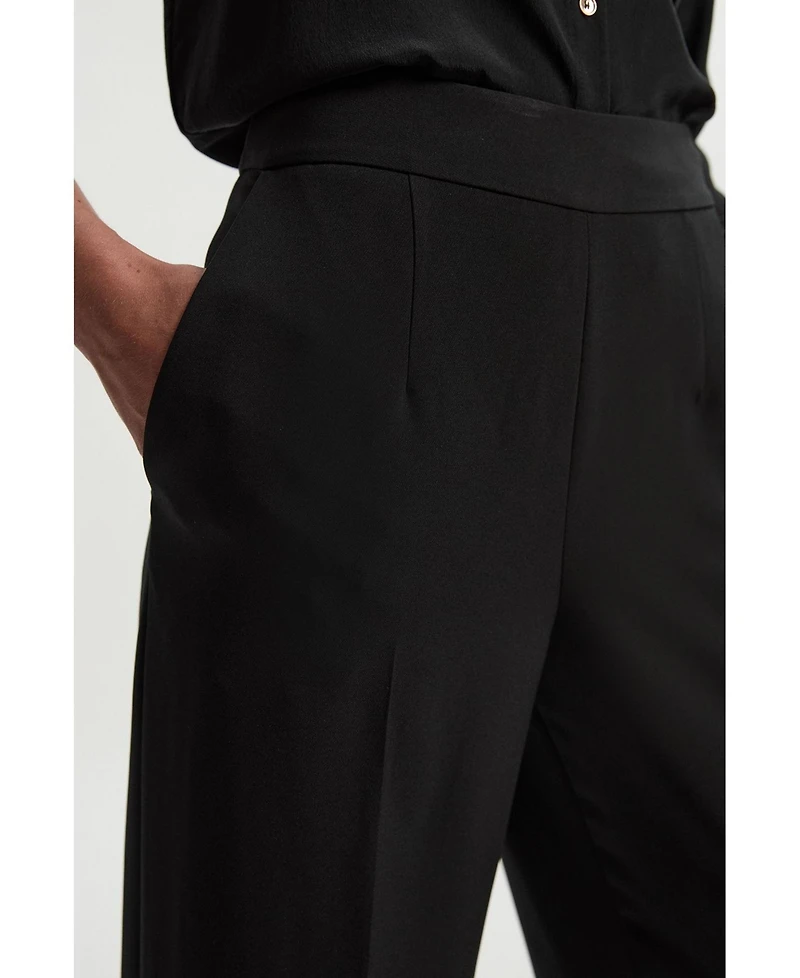 Karen Millen Women's Archive Satin Kickflare Trouser