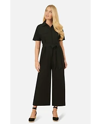 Yumi Women's Utility Relaxed Fit Jumpsuit
