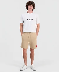 Hugo by Boss Men's Diz222 Logo Patch Jersey Shorts